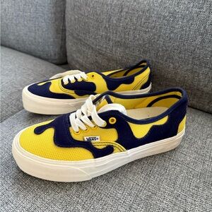 Vans Bold Yellow and Navy Sneakers